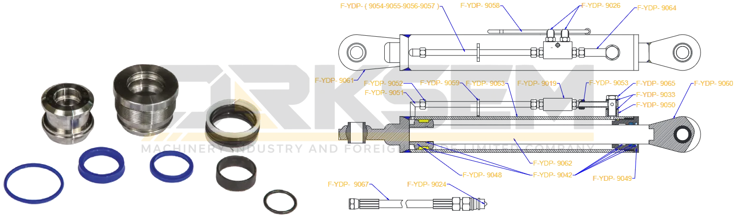 Kit di riparazione per terzo punto